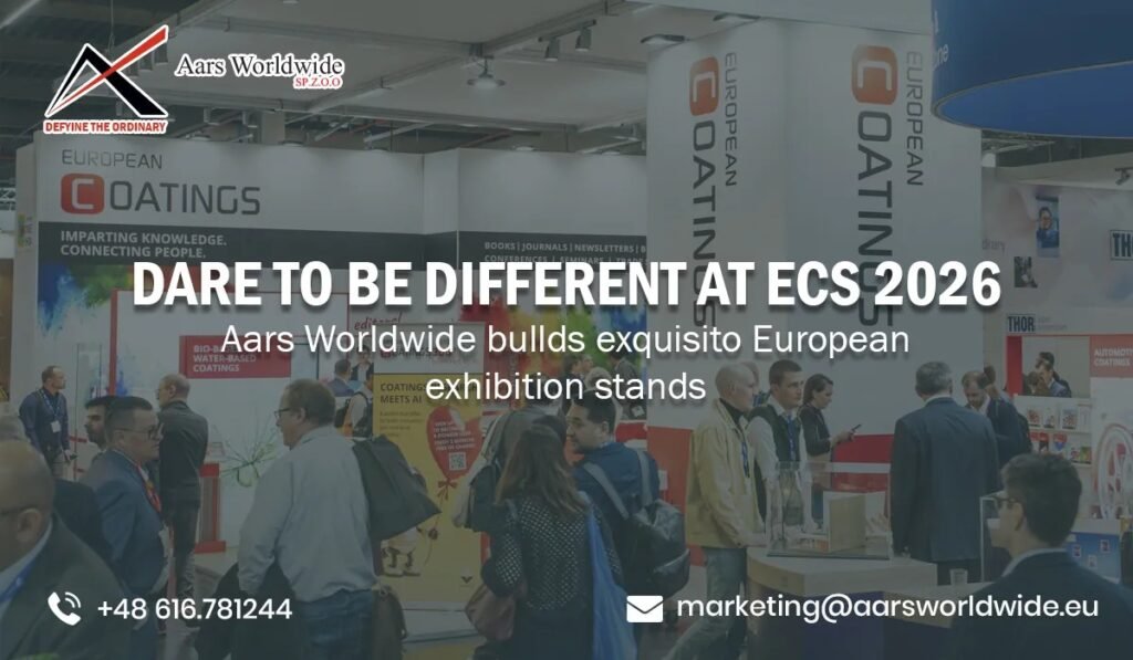 Dare to Be Different at ECS 2026: Aars Exhibitions builds exquisite European exhibition stands