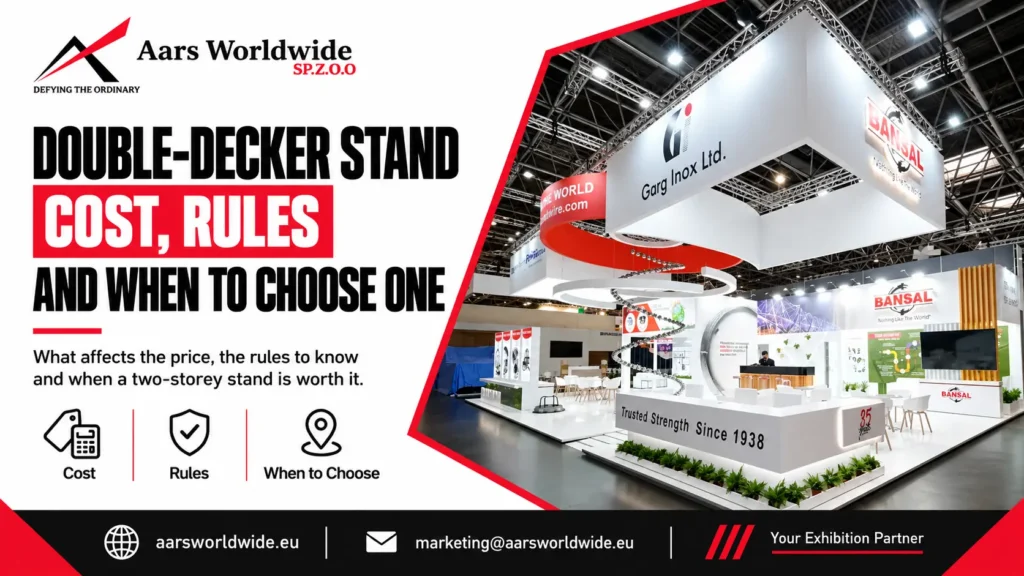 Double-Decker Exhibition Stand: Cost, Rules and When to Choose One
